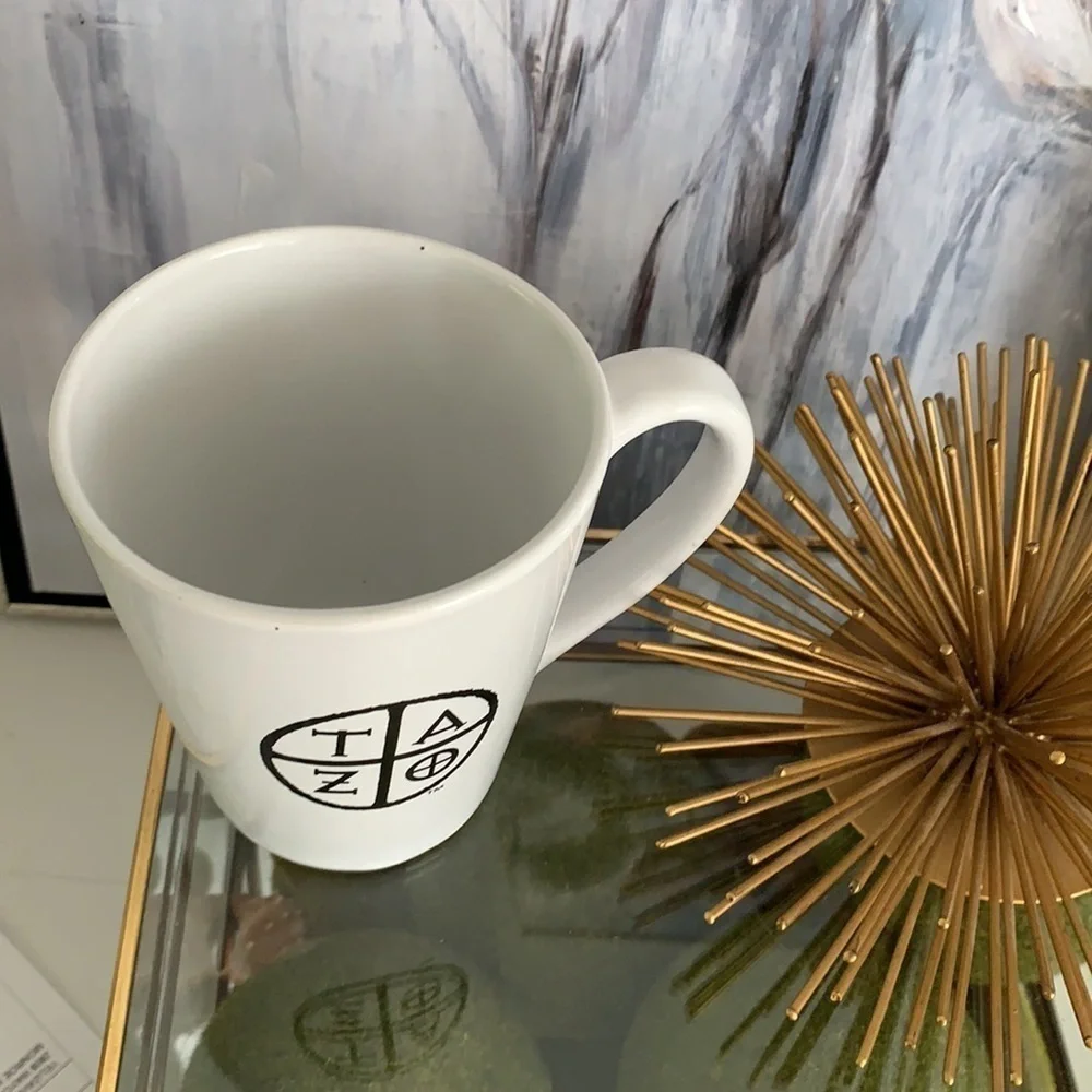 TAZO Tea 2012 Logo Starbucks‎ Cream Coffee Mug